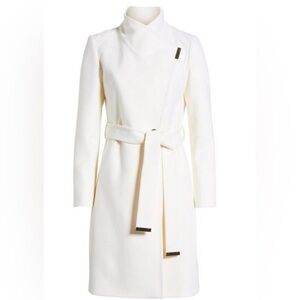 Ted Baker wool wrap coat NWT